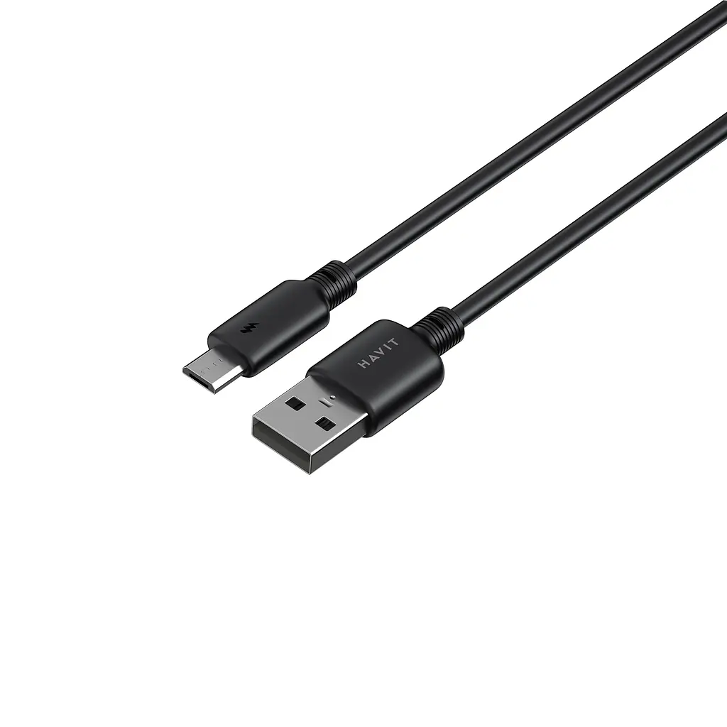 Кабель USB - Micro USB HAVIT CB300C 3A 1м Black HAVIT (28572-000) - фото 4