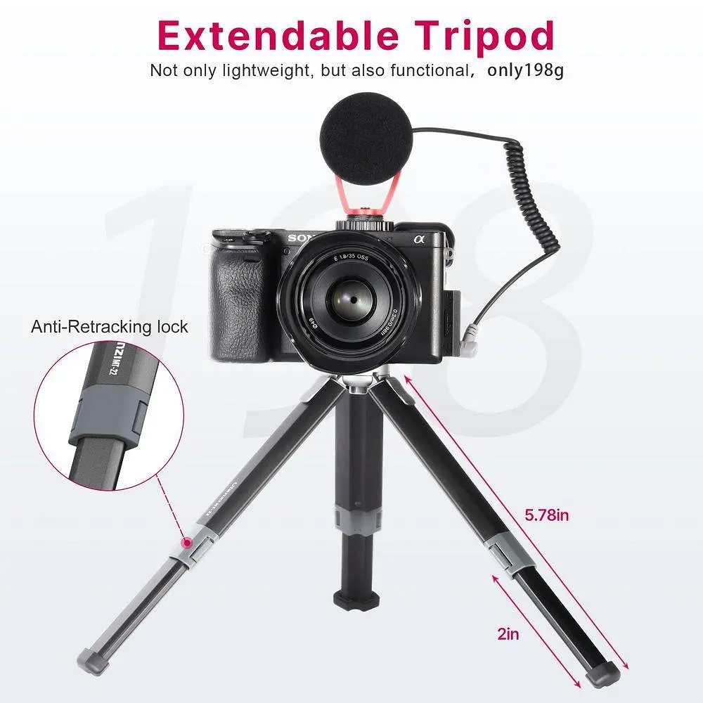 Штатив Ulanzi MT-22 Metal Mini Tripod (MT-22 2315) Чорний - фото 2