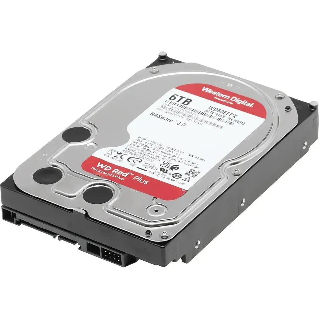Жорсткий диск Western Digital Red Plus 6TB 5400rpm 256MB SATAIII (WD60EFPX) - фото 2