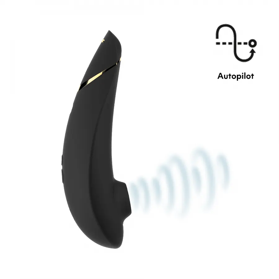 Лубрикант Womanizer Premium 2 + 50 мл - Инновационный клиторальный вакуумный стимулятор, 15х3.5 см чёрный - фото 11