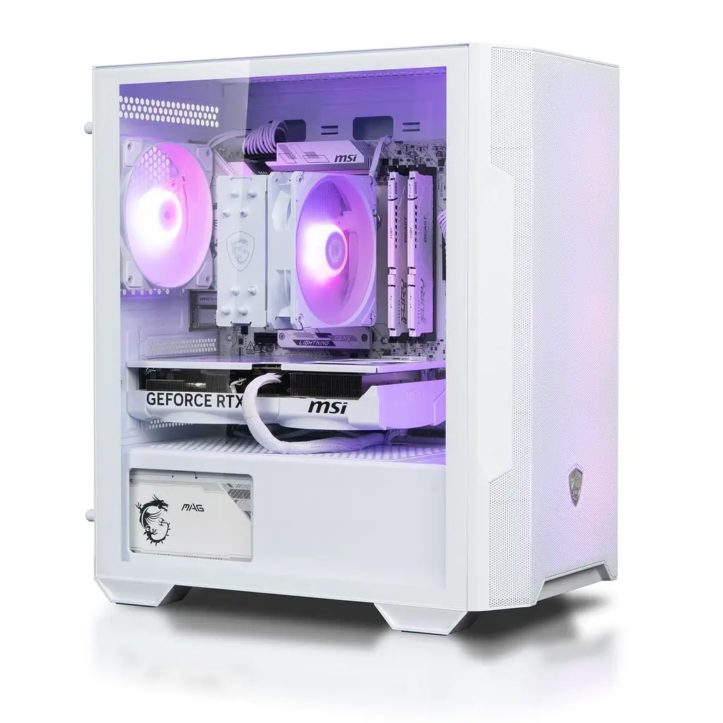 Комп'ютер Dragon Lucky Snow Powered_by MSI (RTX 5080 + R7 7700-WH) White / AMD Ryzen 7 7700 (3.8-5.3), 8 ядер / NVIDIA GeForce RTX 5080 / 32 ГБ (DDR5) / 1024 ГБ (SSD) - фото 3