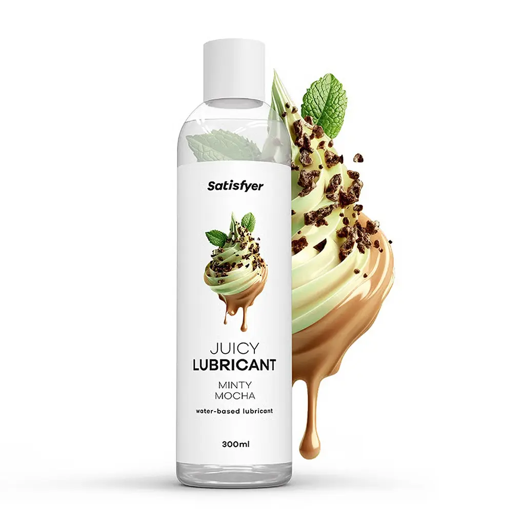 Лубрикант на водній основі Satisfyer Juicy Lubricant Minty Mocha water based 300 мл - фото 2