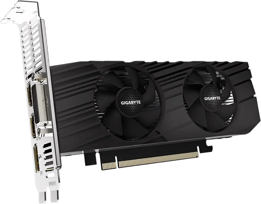 Відеокарта GeForce GTX 1650 4GB Gigabyte LP (GV-N1656OC-4GL) Б/В - фото 2