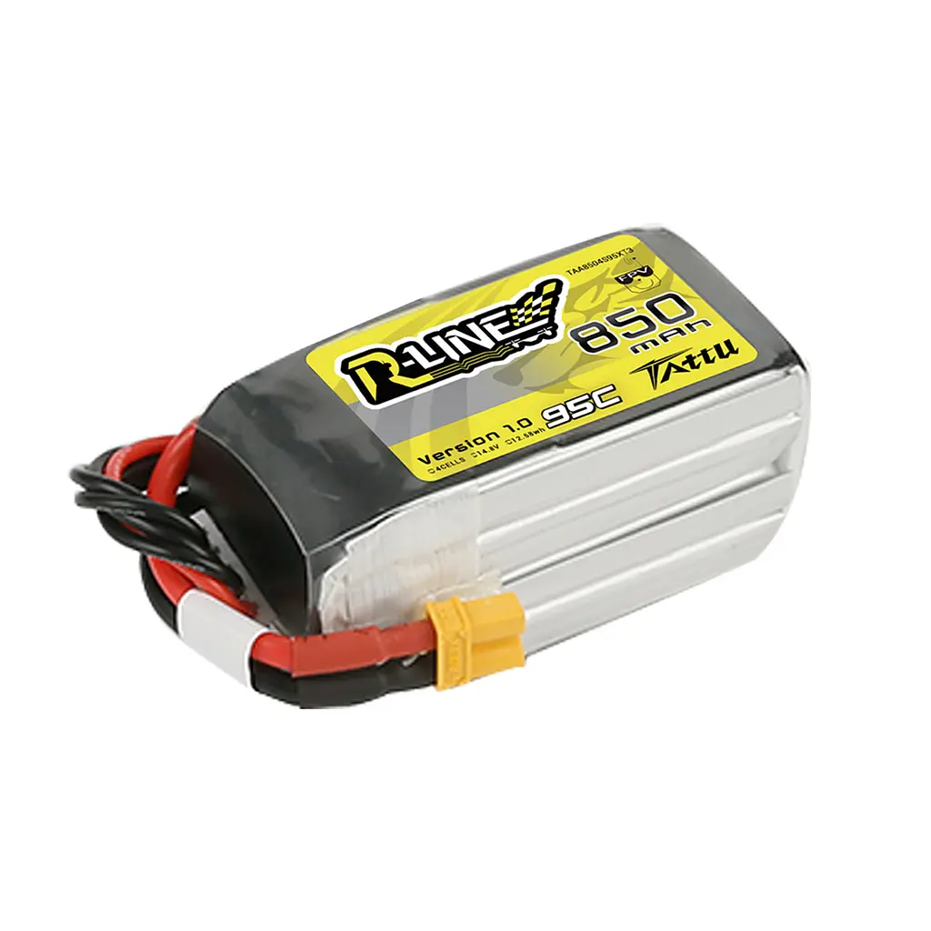 Акумулятор Tattu R-Line 850mAh 14.8V 95C 4S LiPo - фото 2