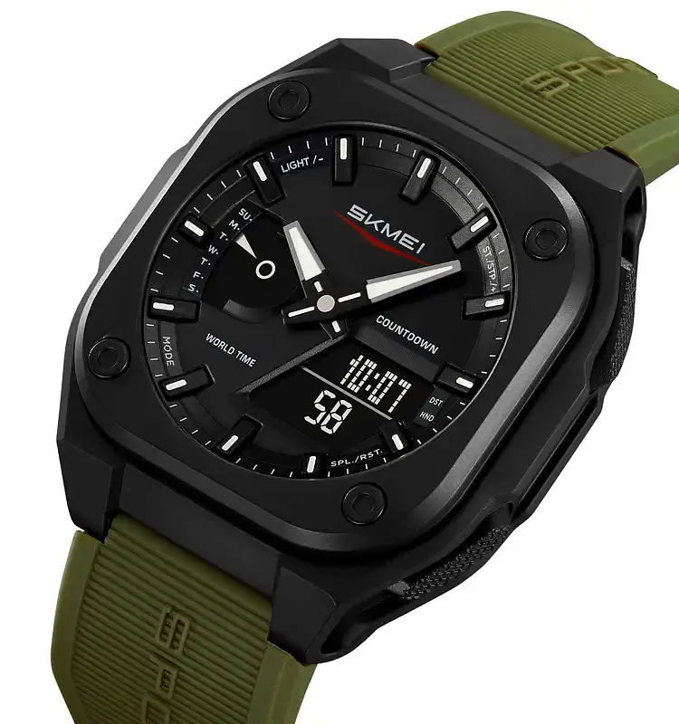 Спортивний годинник чоловічий Skmei 2328 Чорний (2687365749) - фото 3