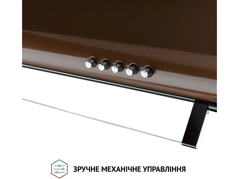 Витяжка Perfelli PL 6144 DARK BR LED - фото 4