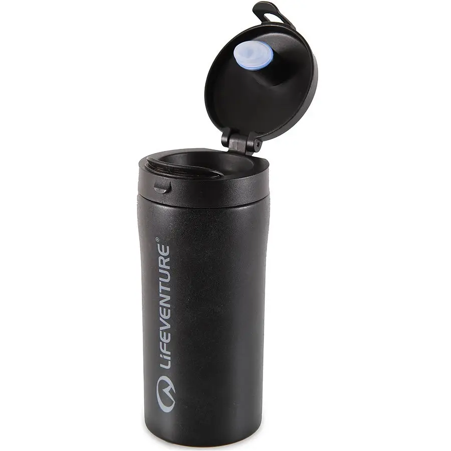 Кружка Lifeventure Flip-Top Thermal Mug Черный - фото 2