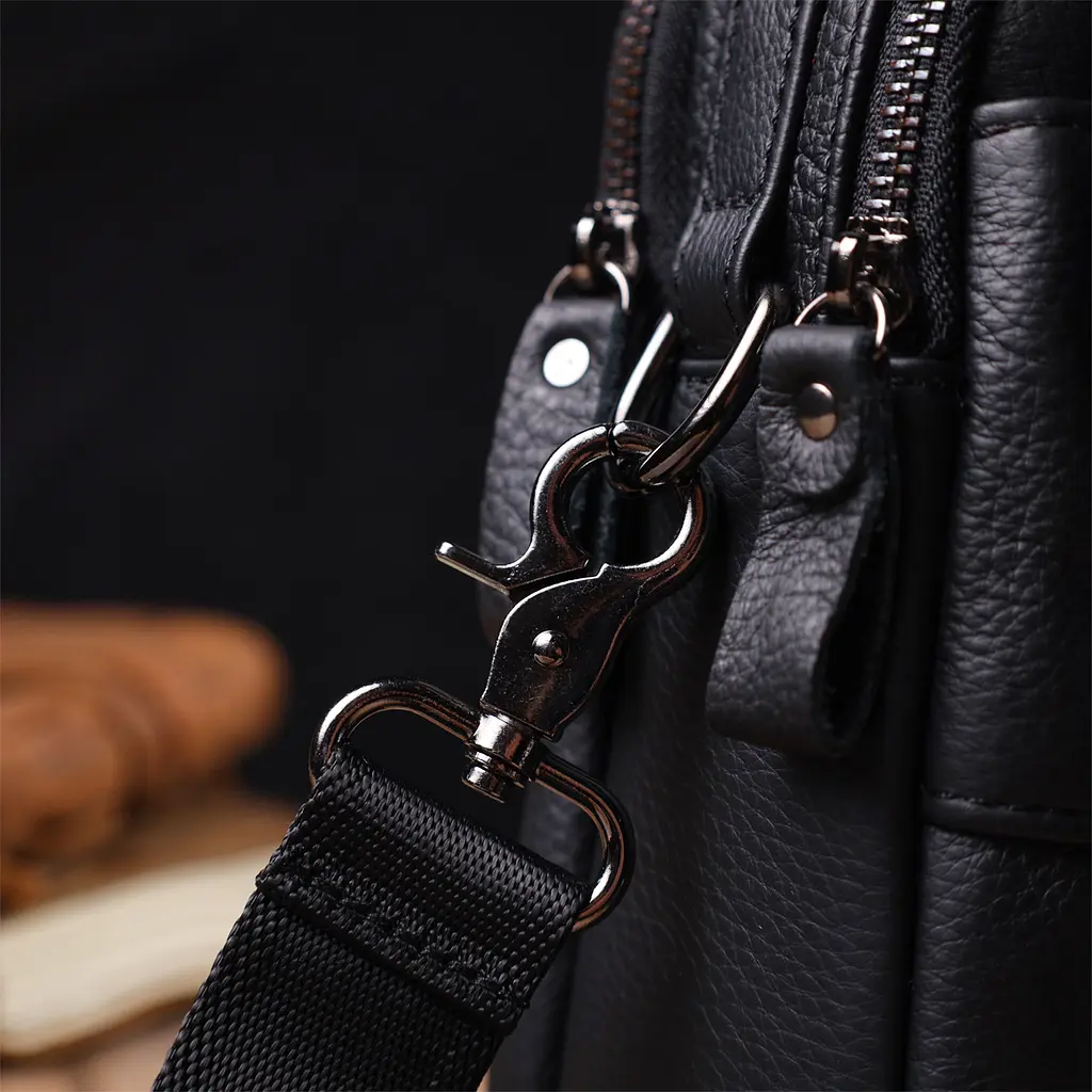 Кожаная мужская сумка Vintage 17х21х7 см sum0023586 - фото 9