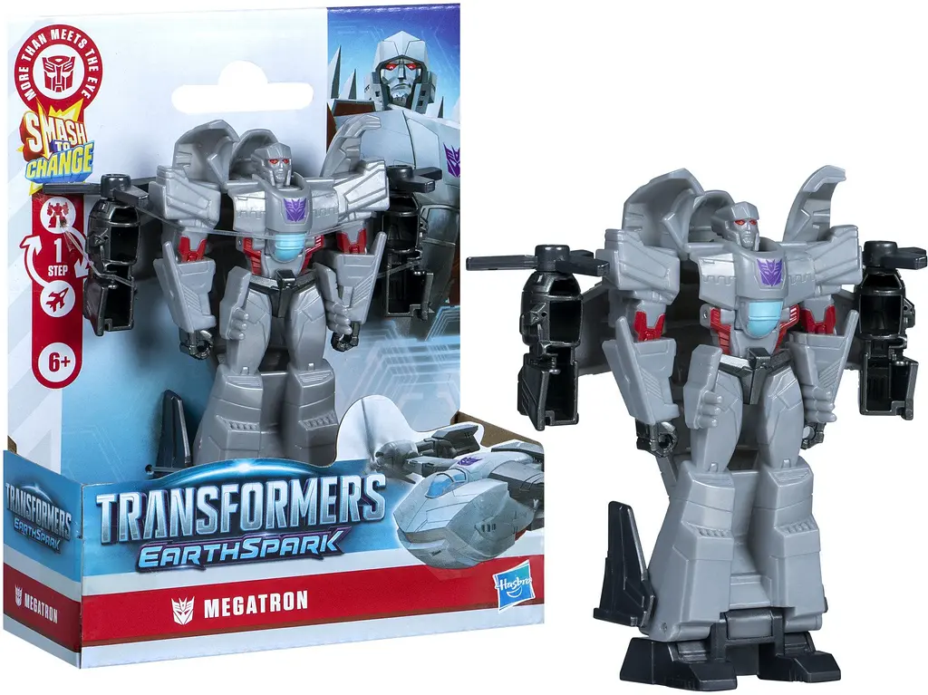 Трансформеры Transformers EarthSpark 1-Step Smash Changers Megatron Action Figure (G0742_G0997) - фото 3