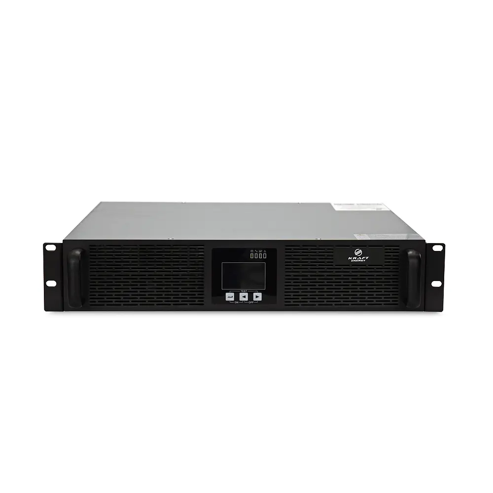 Джерело безперебійного живлення Kraft KRF-RM/6000VA/6KW/Ex Pro Online UPS під зовнішній акумулятор (42-00049) - фото 3