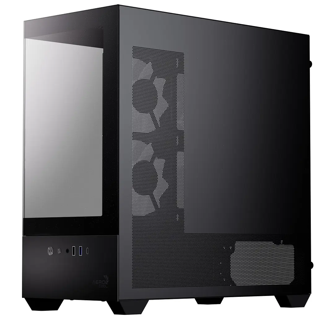 Корпус Aerocool P300D Digi-G-BK-v1 Black (ACCS-PN05033.11) - фото 3