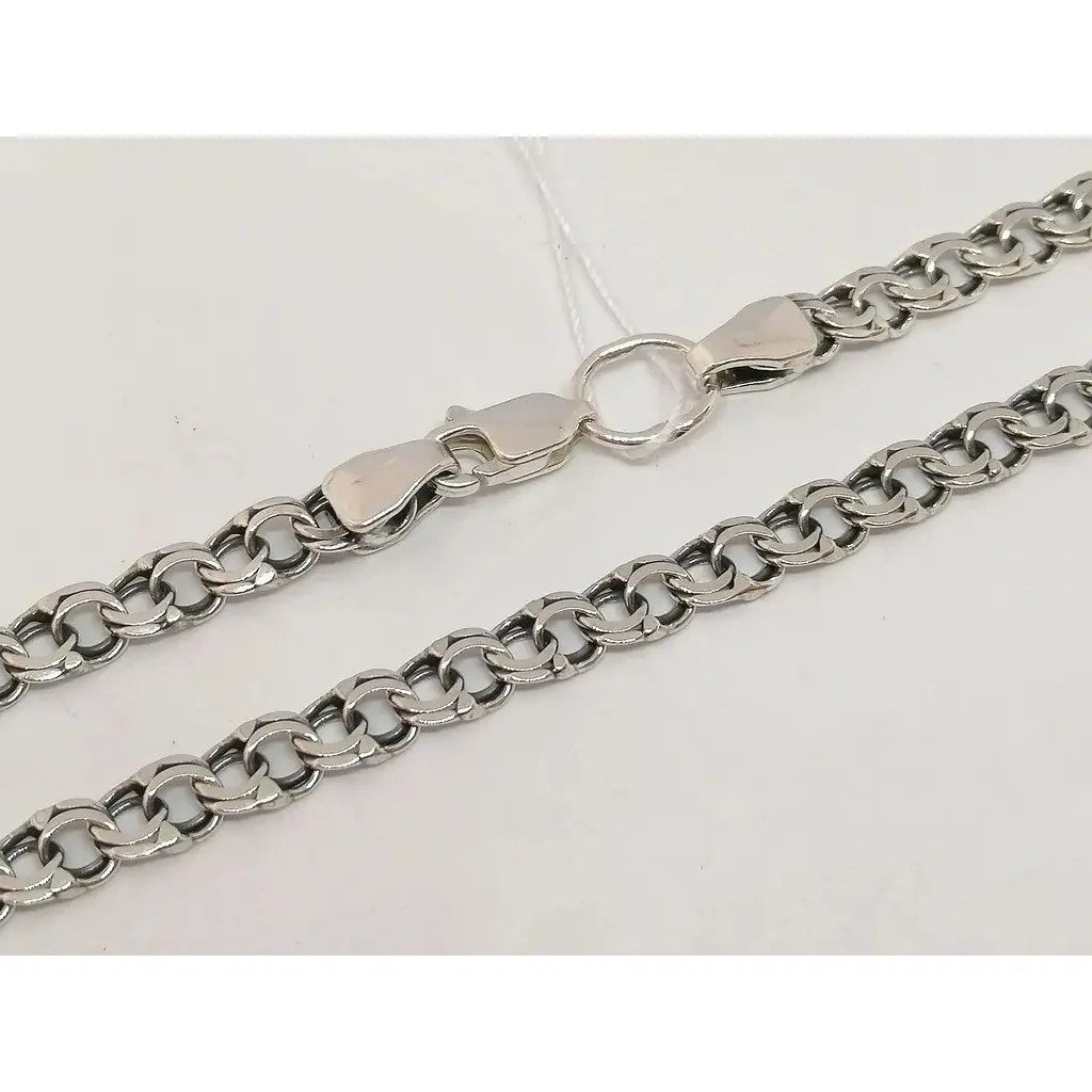 Срібний ланцюжок Шишкова (Бісмарк). Л2-10-55Ч 50 65 - фото 2