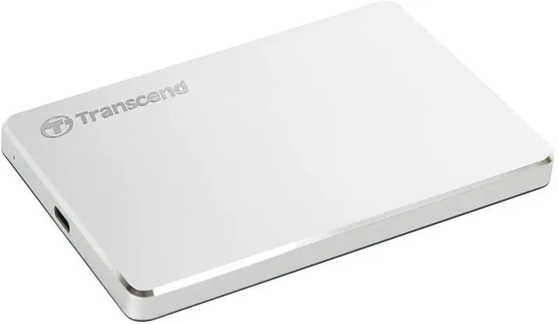 Портативний жорсткий диск Transcend StoreJet 25C3S 2TB USB 3.1 Type-C StoreJet 25C3S Срібний - фото 2