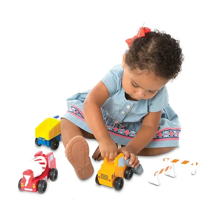 Дерев'яний ігровий набір Melissa&Doug Будівельні машинки (MD656) - фото 6