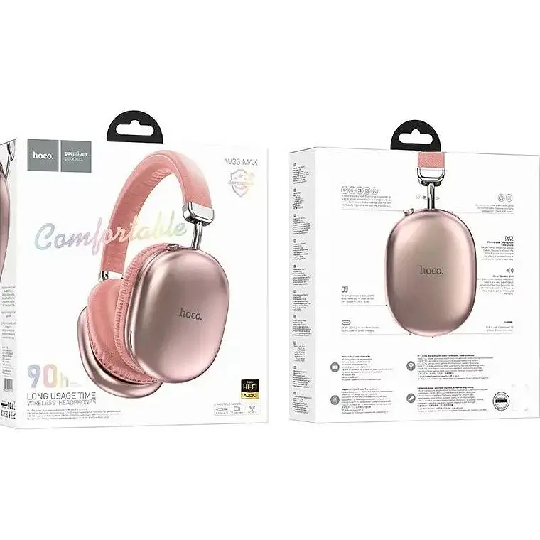 Наушники Hoco W35 Max Pink [113714] - фото 3