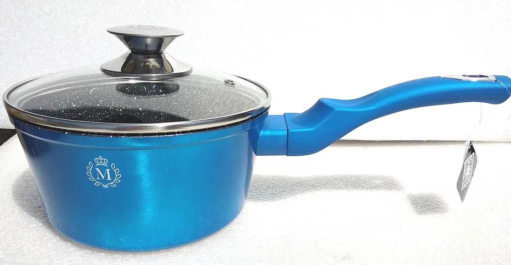Ковш Meisterklasse MK-1046 blue marble 18 см 1,5л - фото 2