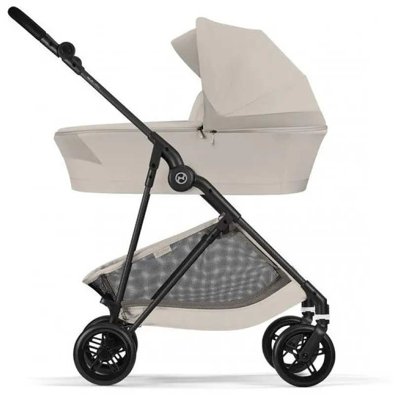 Коляска Cybex Melio 2 в 1 Carbon Dune Grey - фото 3