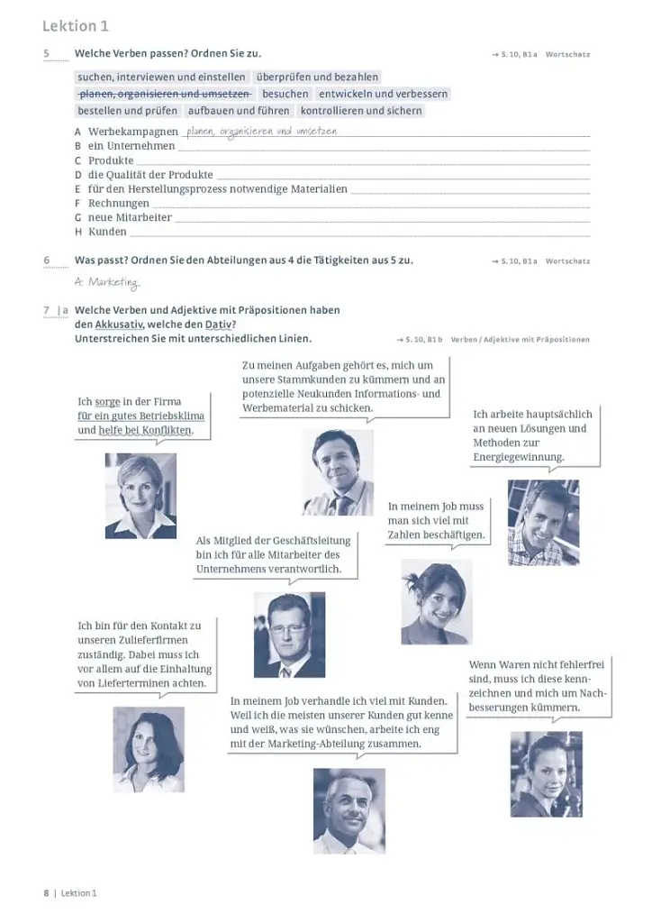 Im Beruf NEU B1+ /B2 Arbeitsbuch - фото 4
