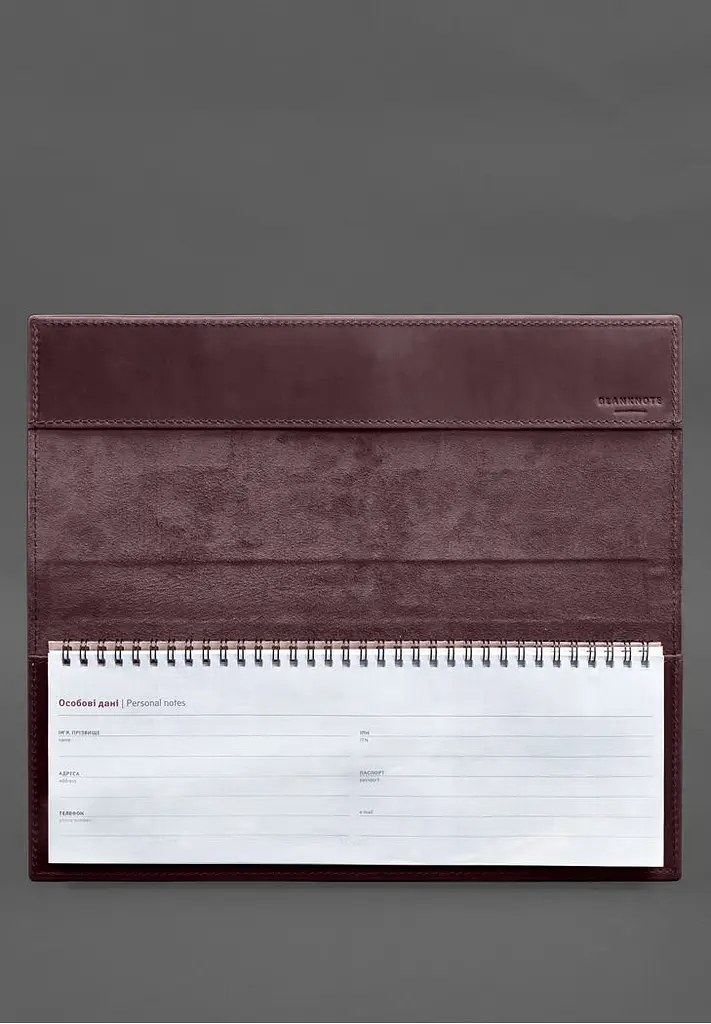 Настольный планер с блоком на бордовой пружине Crazy Horse - фото 3