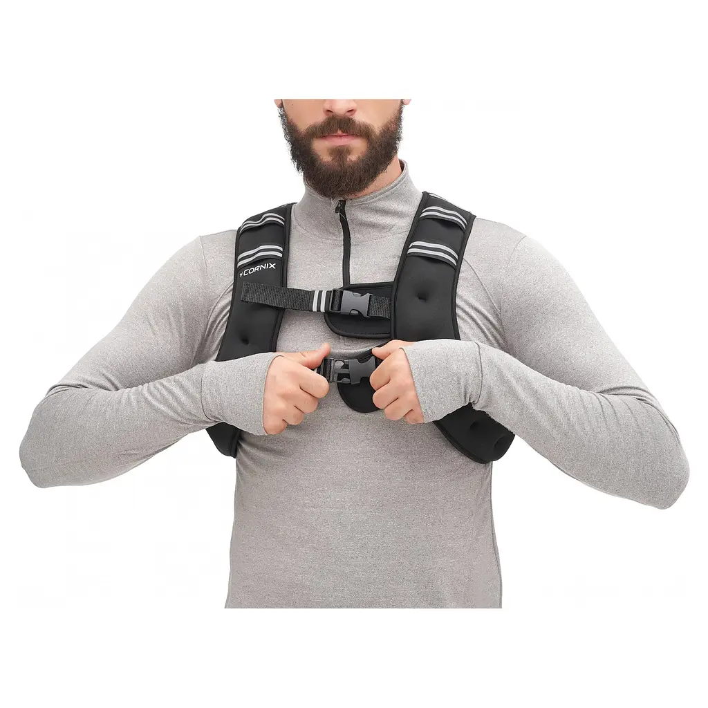 Жилет-обтяжувач для тренувань Cornix Weight Vest 3 кг XR-0342 Black - фото 2