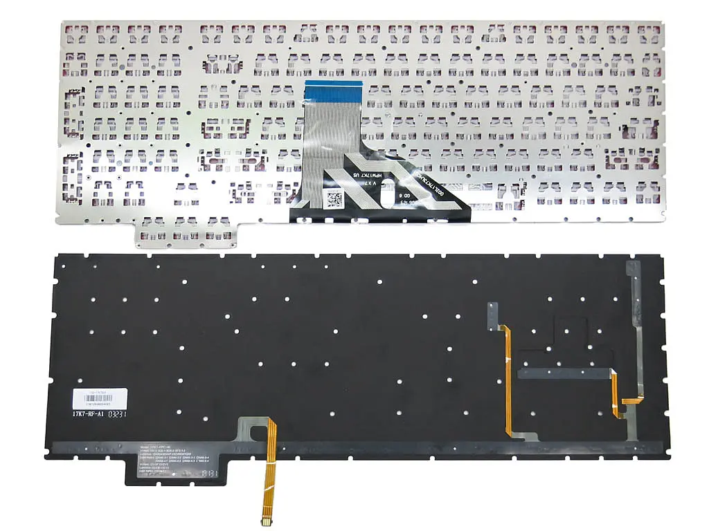 Клавіатура для HP OMEN 15-CE, 15-CE000, 15-ce008ca, 15-ce010ca, 15-ce020ca (RU Black Без Рамки з підсвічуванням). Оригінал. - фото 2