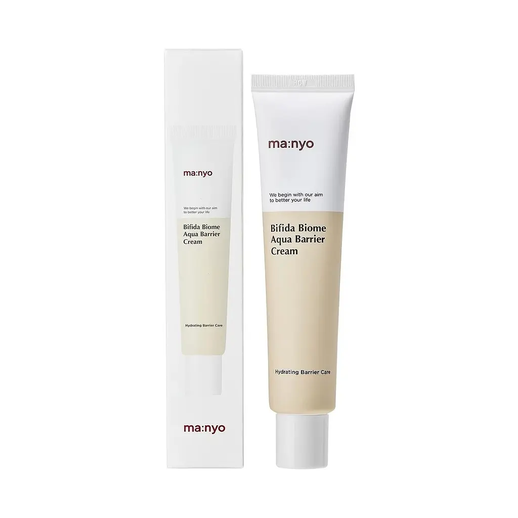 Зволожуючий крем з лактобактеріями Bifida Biome Aqua Barrier Cream Manyo 80 мл - фото 2