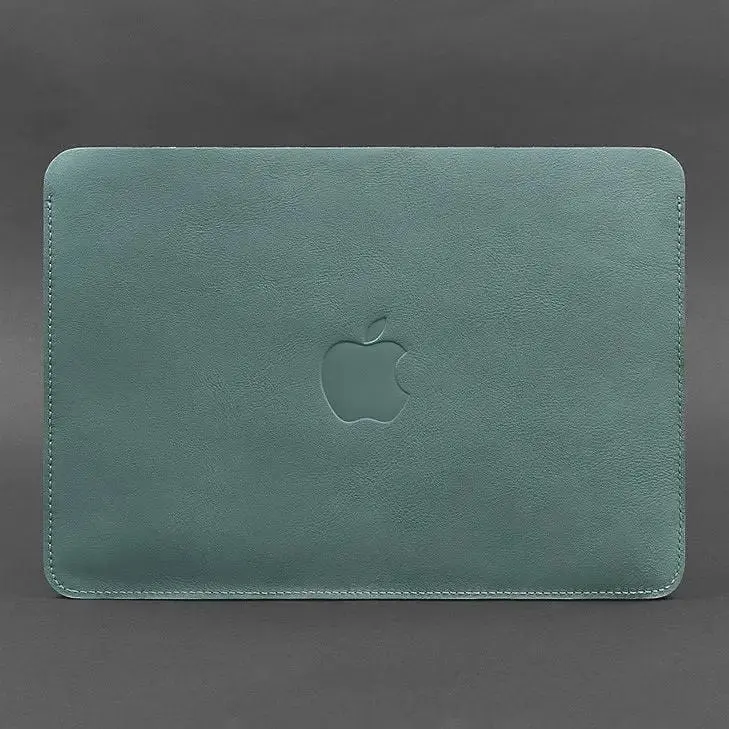 Чохол BlankNote із натуральної шкіри для MacBook 13 дюймів Бірюзовий - фото 3