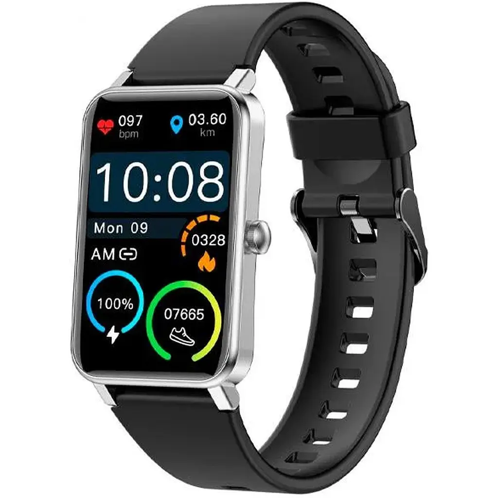 Смарт-годинник Globex Smart Watch Fit Silver - фото 2