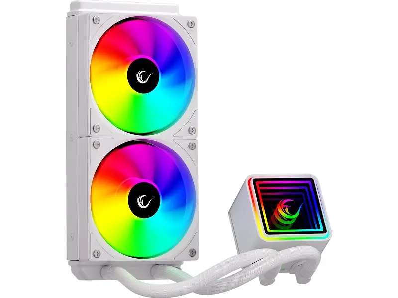 Водяне охолодження Rampage Infinite V240 ARGB White (INFINITEV240-WHITE) - фото 4