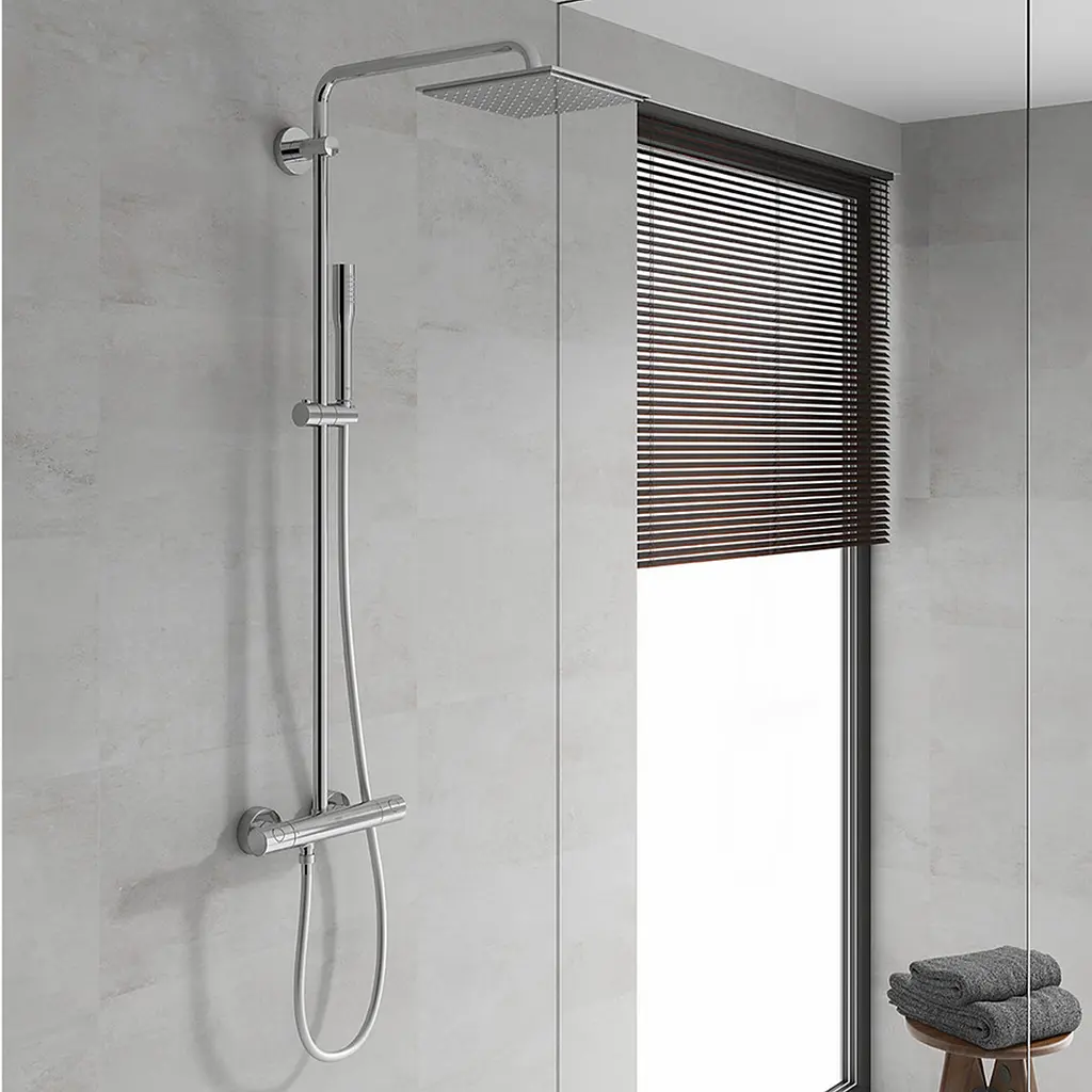 Душова система термостатична Grohe QuickFix Vitalio Joy System 230 26365000, Хром - фото 7