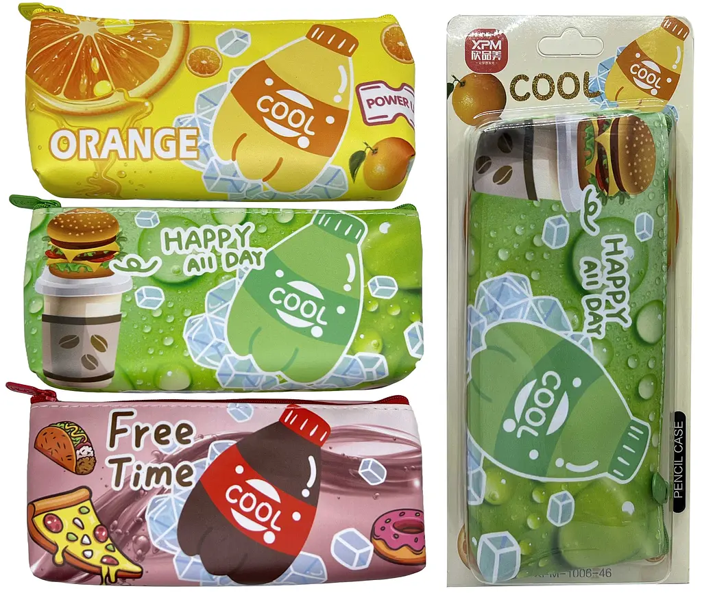 Пенал-косметичка Фастфуд, 8x36 см (В асортименті) - фото 2