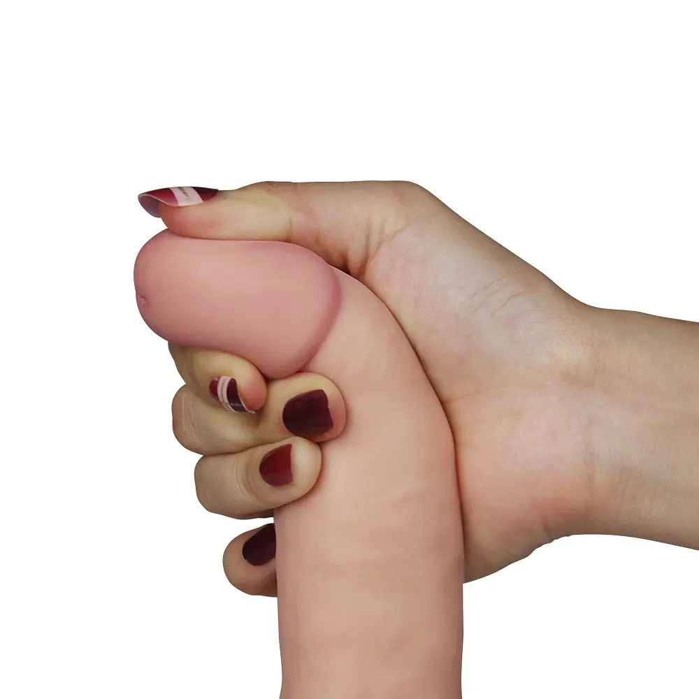 Вібратор Lovetoy The Ultra Soft Dude 7.5" 18 см тілесний - фото 4