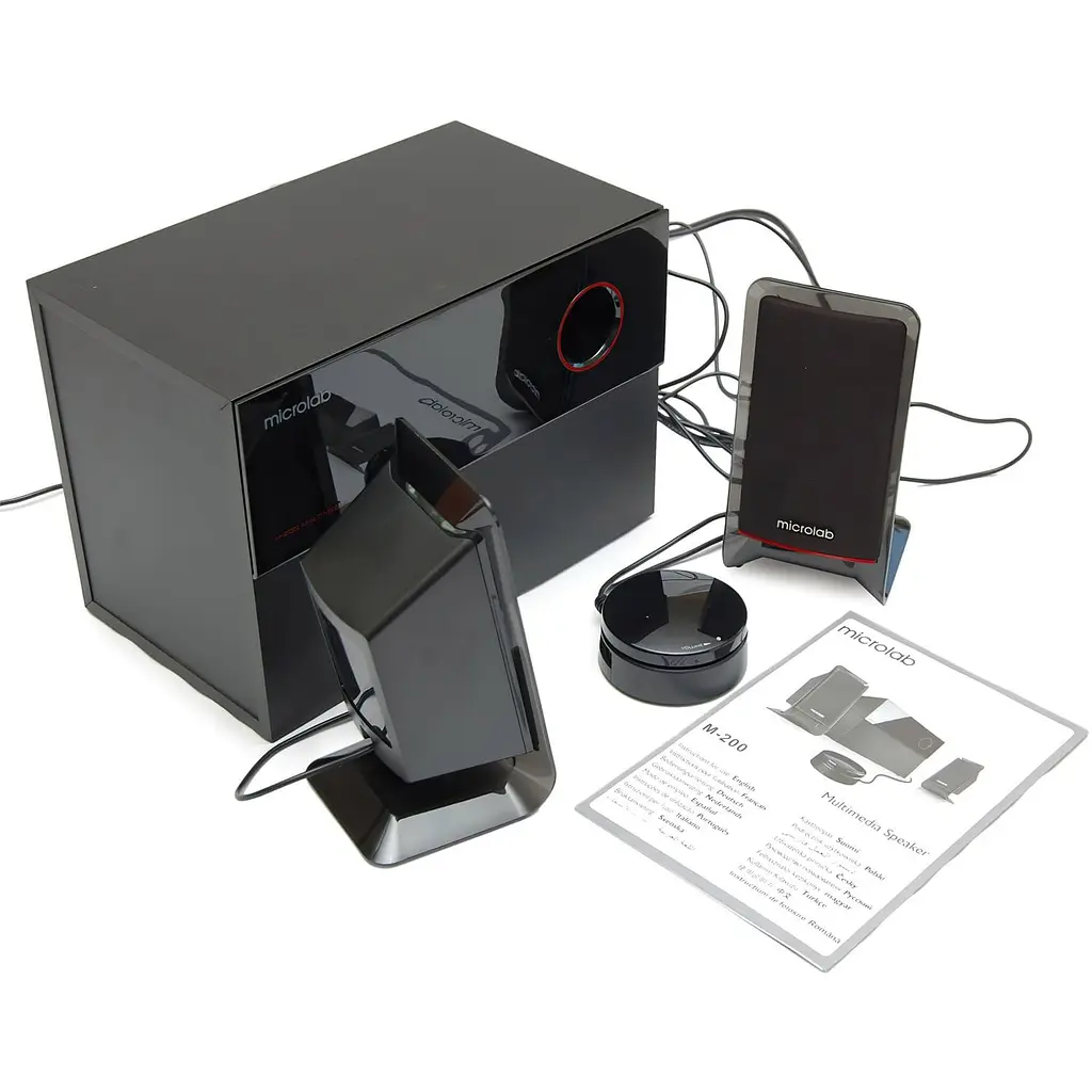 Акустична система Microlab 2.1 M-200 Black (M-200) - фото 4