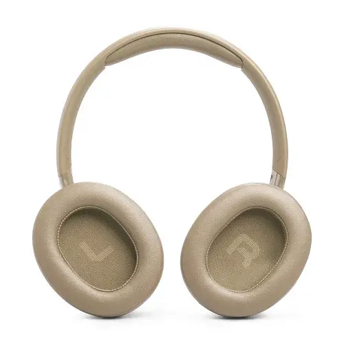 Навушники бездротові JBL Tune 730BT, Beige, Bluetooth, мікрофон, акумулятор 500 mAh, технологія "Pure Bass", кнопки на чашках навушників, швидка зарядка (JBLT730BTBEG) - фото 4