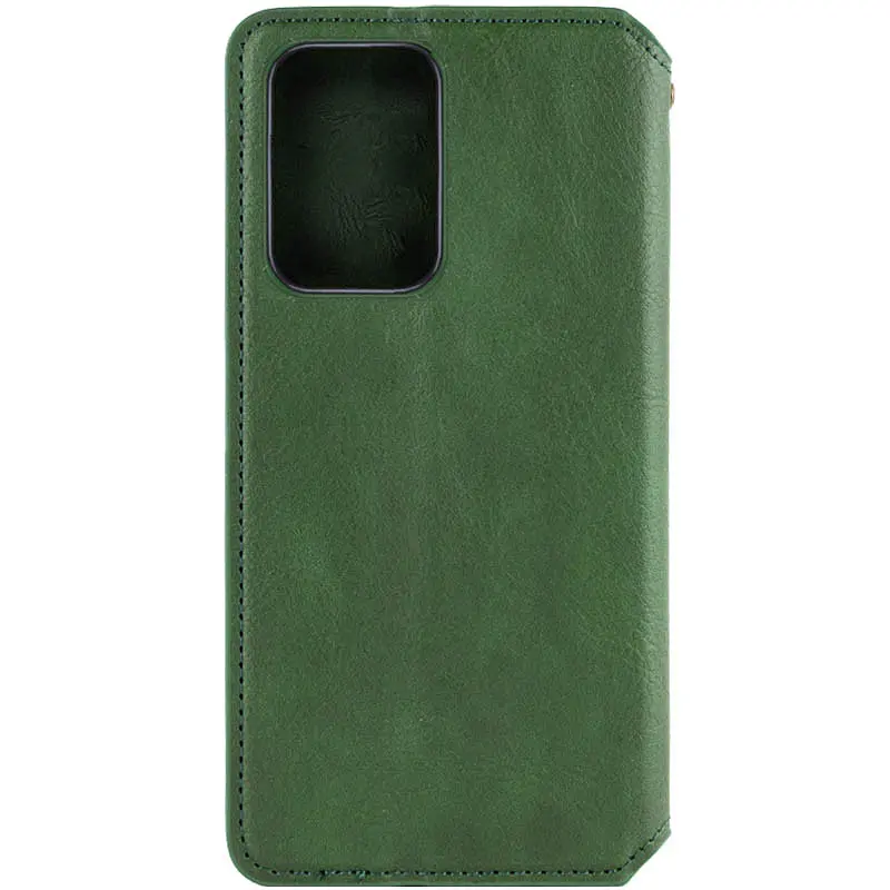 Кожаный чехол-книжка GETMAN Cubic (PU) для Xiaomi Poco F5 Pro Зеленый - фото 2