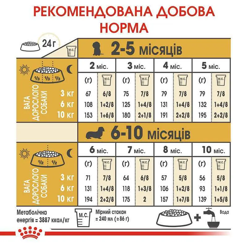 Сухий корм для цуценят породи Такса Royal Canin Dachshund Puppy, 1,5 кг (24370151) - фото 7