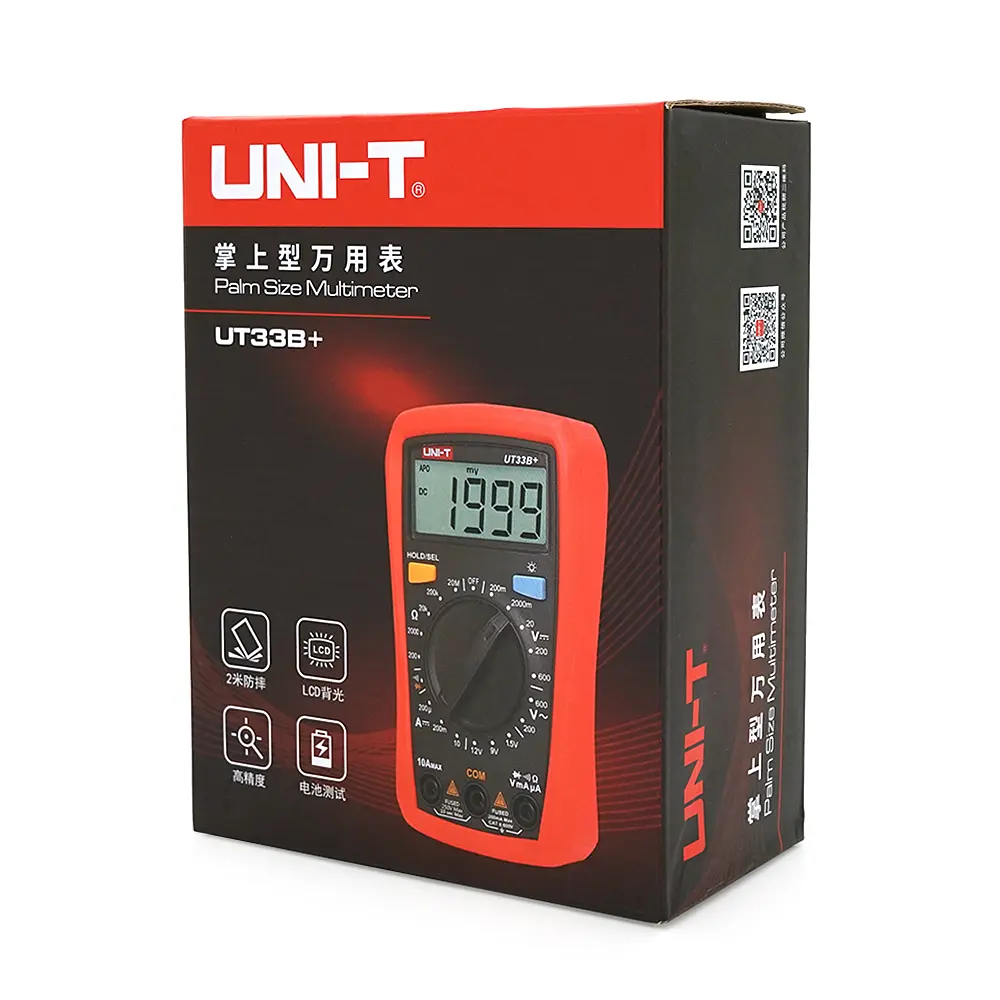 Мультиметр UNI-T UT33B+ Измерения: V, A, R - фото 3