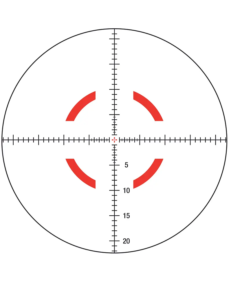 Оптический прицел Trijicon VCOG 1-8x28 illum. Red MRAD Crosshair - фото 3