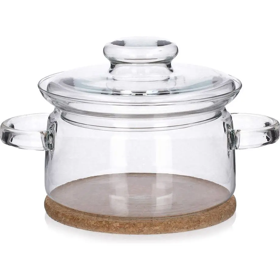 Кастрюля Simax Gourme со стеклянной и пластиковой крышкой и подставкой, 1,5 л (520/6063) - фото 2