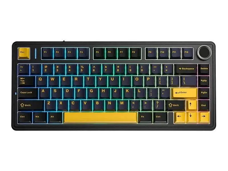 Клавіатура Aula F75 Kailh Pink Switch Black (6978080504890)