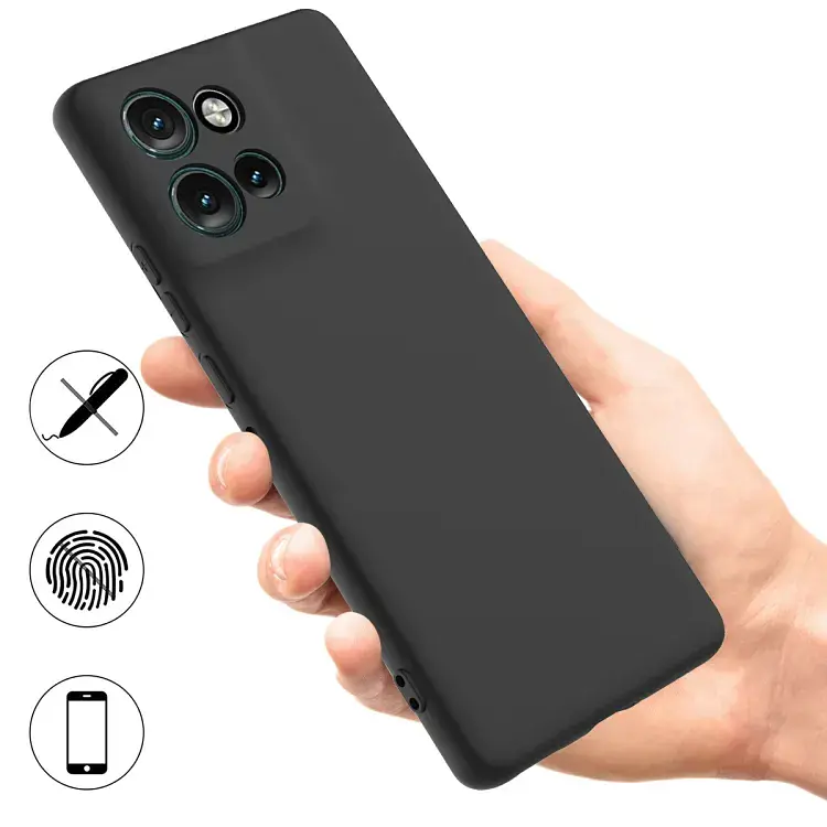 Силіконовий чохол BeCover для Motorola Edge 50 Neo Black (712744) - фото 5