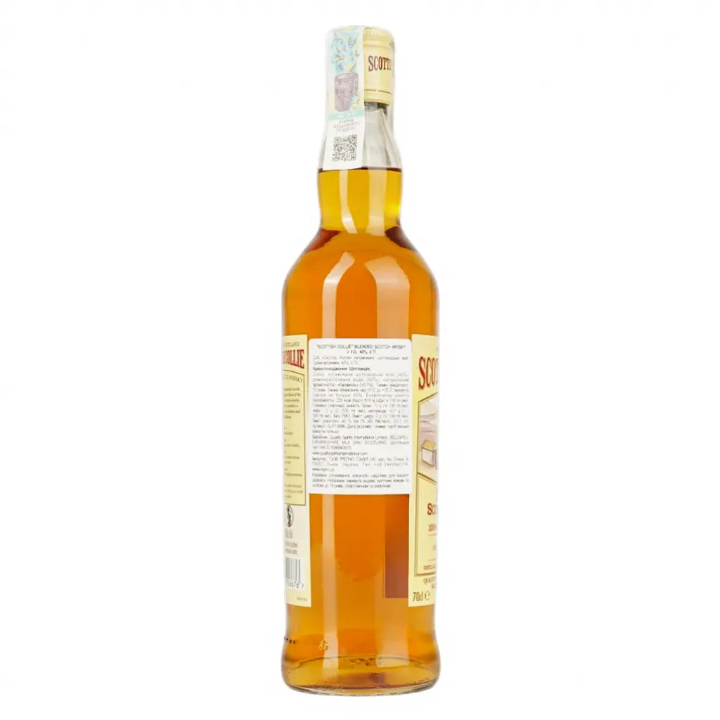 Виски Scottish Collie Blended Scotch Whisky, 40%, 0,7 л - фото 4