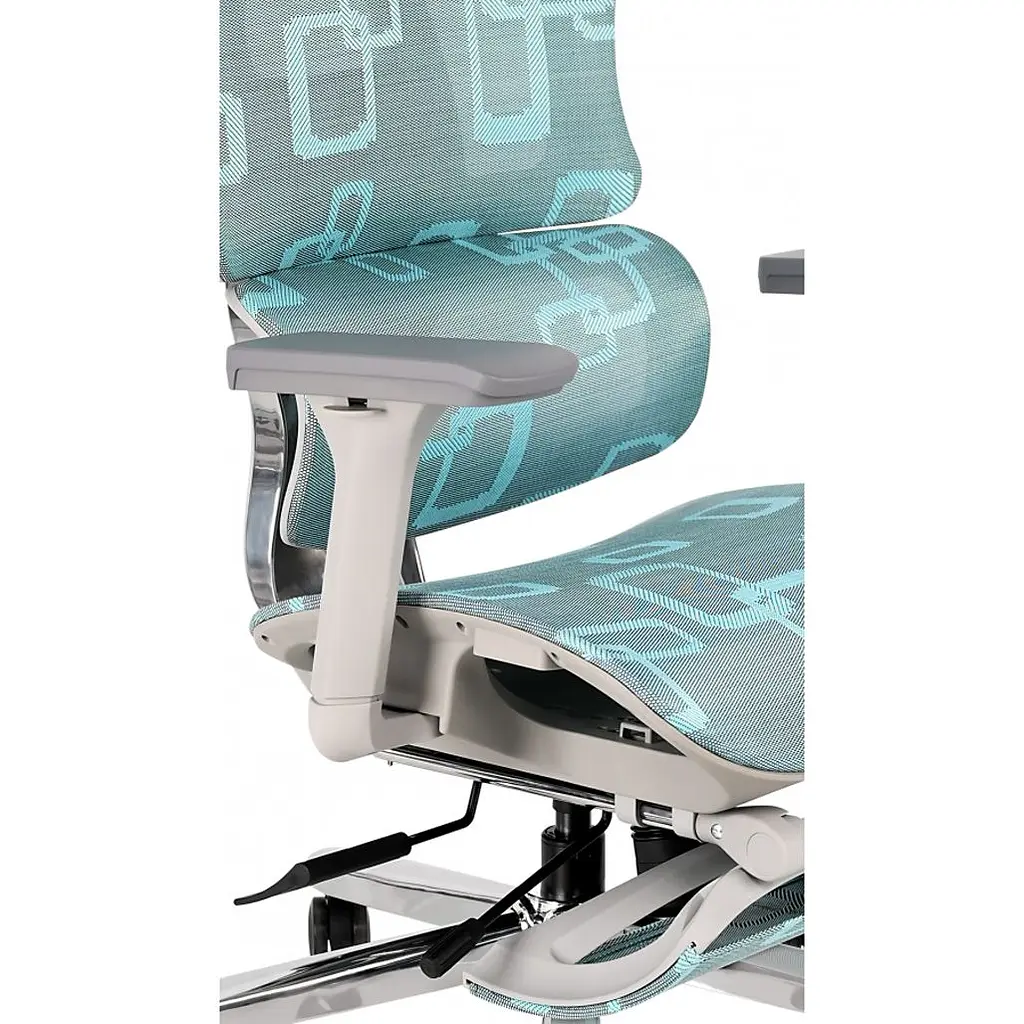 Офісне крісло GT Racer B-528 Gray/Blue [174572] - фото 4