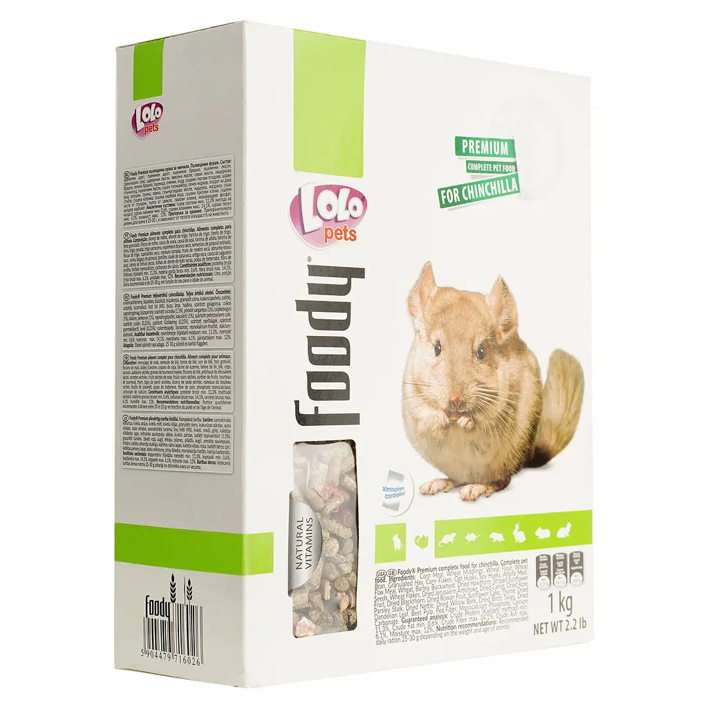 Корм для шиншилл Lolo Pets 1000 г (LO-71602) - фото 2