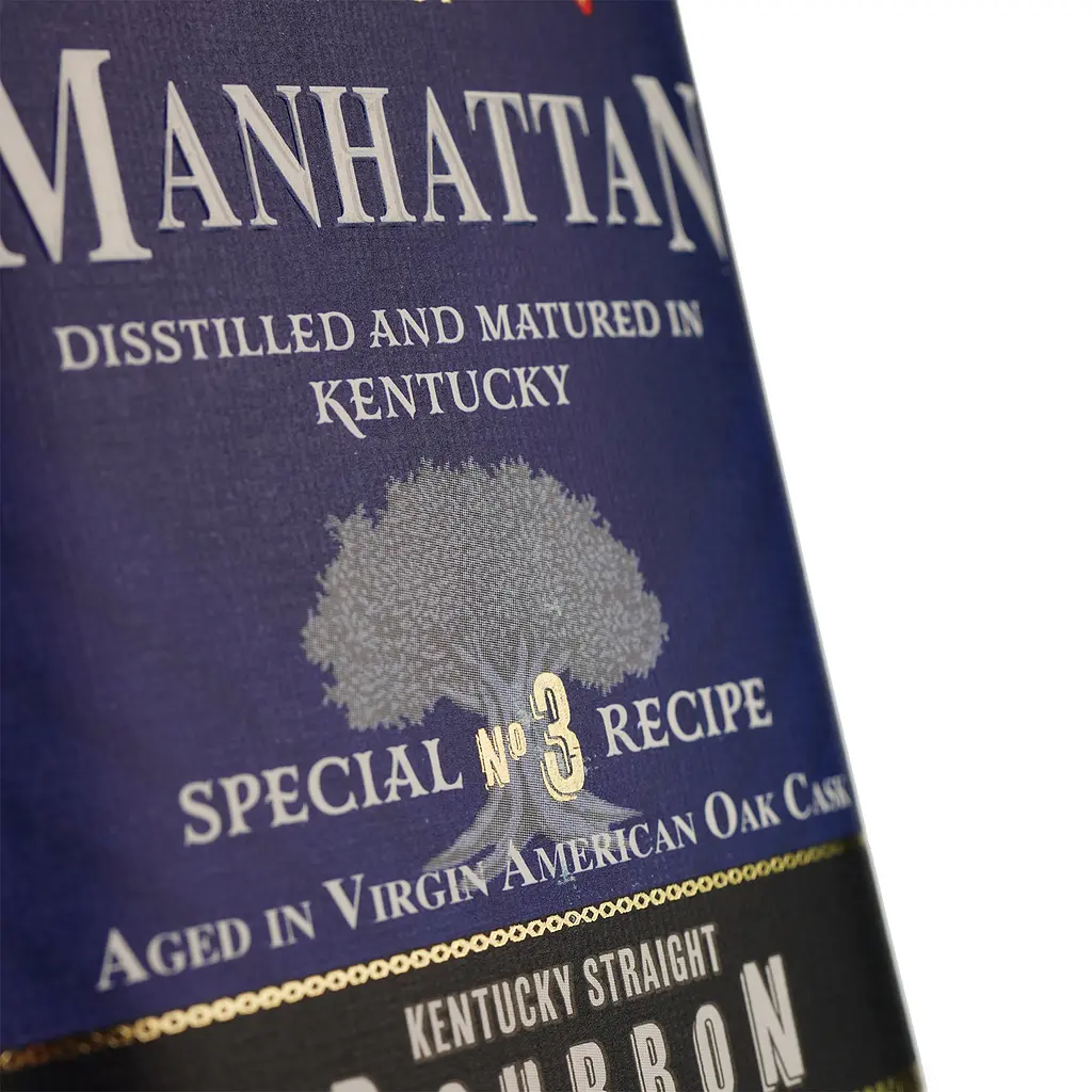 Виски Manhattan Kentucky Straight Bourbon 40% 0.7 л - фото 3