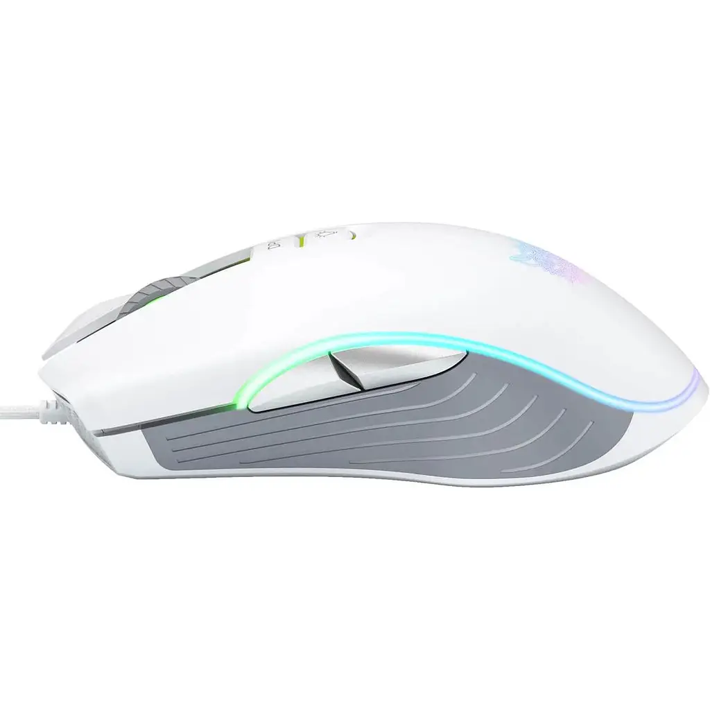 Миша ONIKUMA Gaming CW908 провідна ігрова RGB підсвічування біла - фото 2