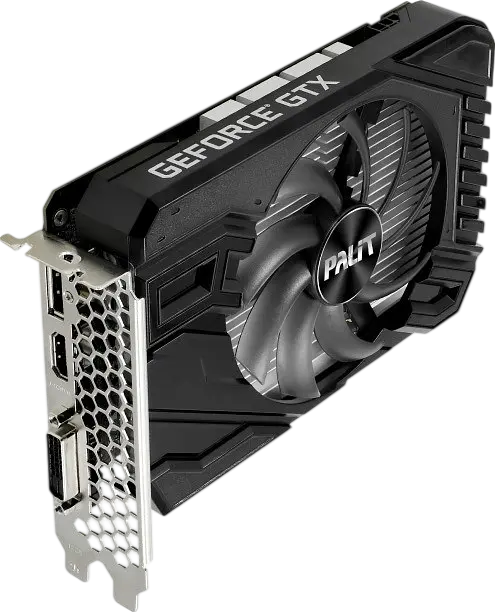 Відеокарта GeForce GTX 1650 4GB Palit StormX OC D6 (NE61650U18G1-166F) Б/В - фото 2
