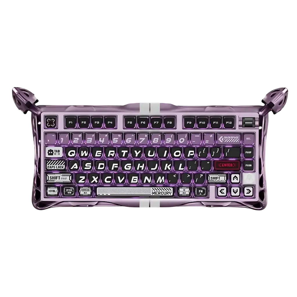 Клавіатура Gravastar Mercury V75 pro Iron Purple - фото 4