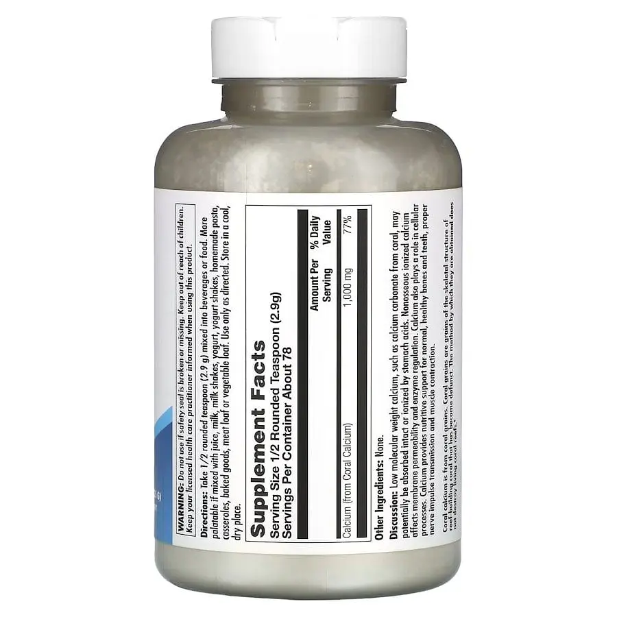 Вітаміни та мінерали KAL Coral Calcium Powder 1000 мг 225 грам - фото 2