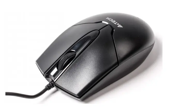 Миша провідна A4Tech OP-550NU USB підключення чорна - фото 2